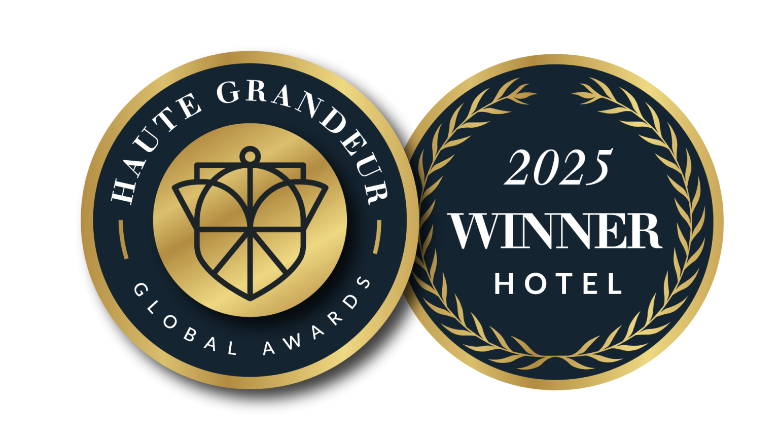 Haute Grandeur 2025 Winner Hotel award badge